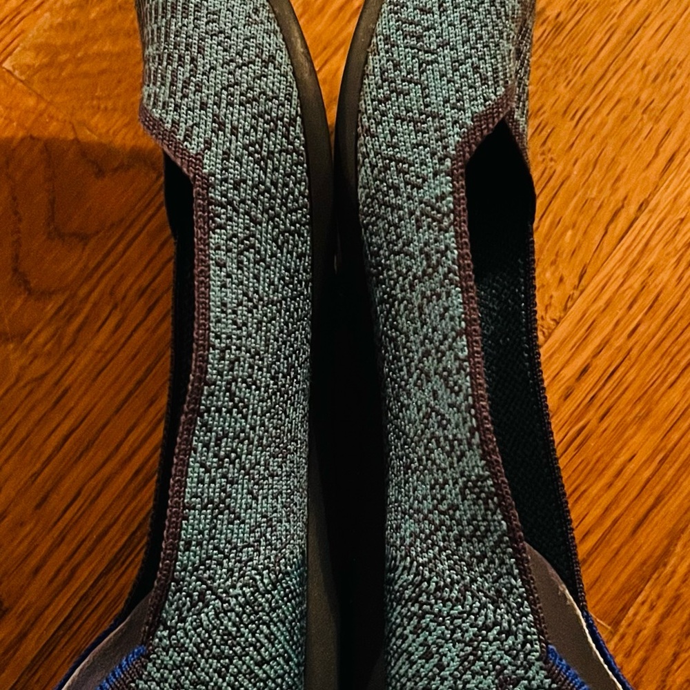 Rothy’s The Point Spruce Python Flats, Size Women… - image 5